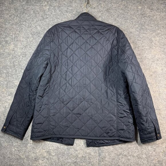 Gap Men's Water Resistant Fisherman Quilted Navy Blue Barn Chore Jacket Size MEA - Picture 11 of 15